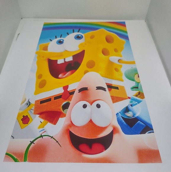 NEW! SPONGEBOB & PATRICK 8.5x11 ULTRA PREMIUM GLOSSY COLOR ART REPRINT POSTER!🙂 - Picture 6 of 8